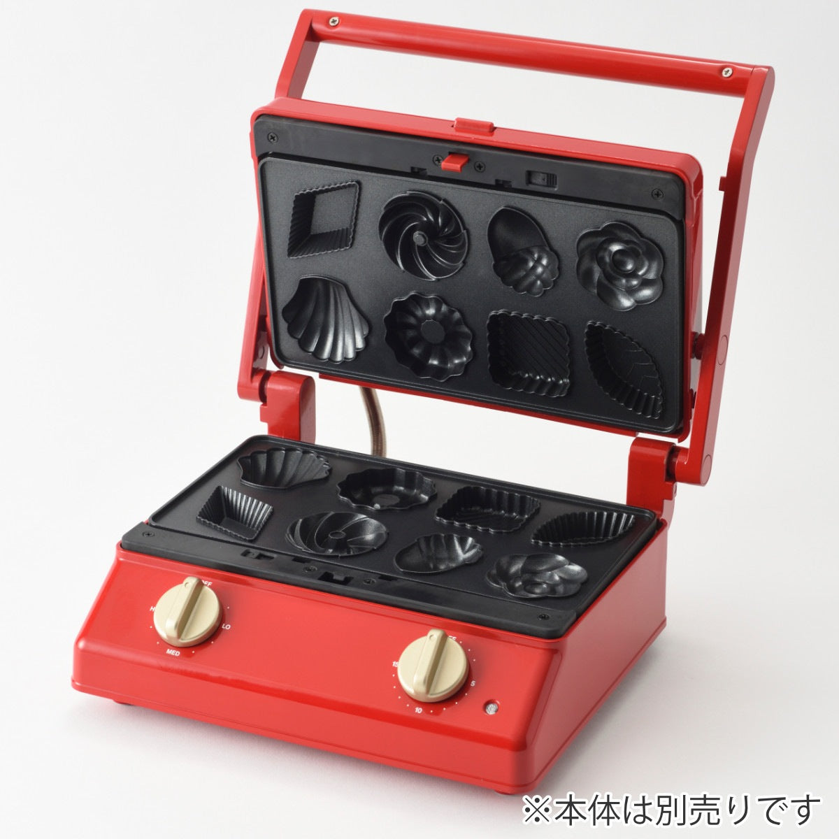 BRUNO グリルサンドメーカー ダブル用プレート ワッフルプレート ミニケーキプレート