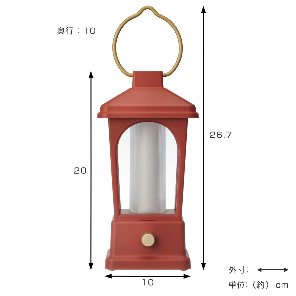 BRUNO マルチLEDランタン 高さ20cm 2WAY USB充電 電池式 モバイルバッテリー 防災