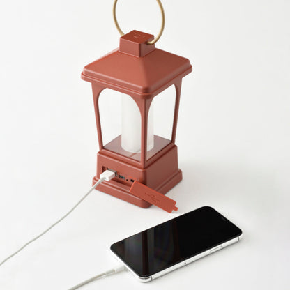 BRUNO マルチLEDランタン 高さ20cm 2WAY USB充電 電池式 モバイルバッテリー 防災