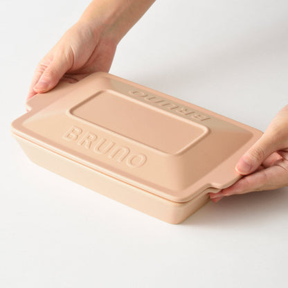BRUNO セラミックグリルパン オーブン対応 電子レンジ対応 耐熱皿