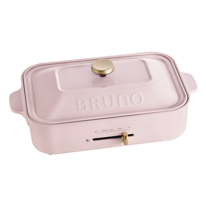 BRUNO コンパクトホットプレート 限定カラー たこ焼きプレート付き 蓋付き