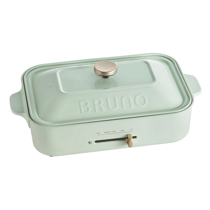 BRUNO コンパクトホットプレート 限定カラー たこ焼きプレート付き 蓋付き