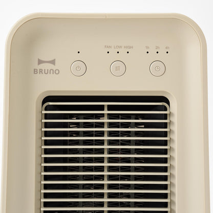BRUNO ファンヒーター 2アングル セラミック 暖房器具 コンパクト