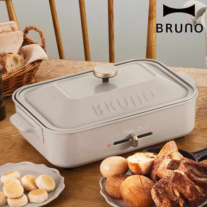 BRUNO コンパクトホットプレート 鍋＆プレートセット