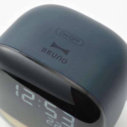BRUNO デジタル時計 ナイトライトクロック USB充電 コンパクト 卓上