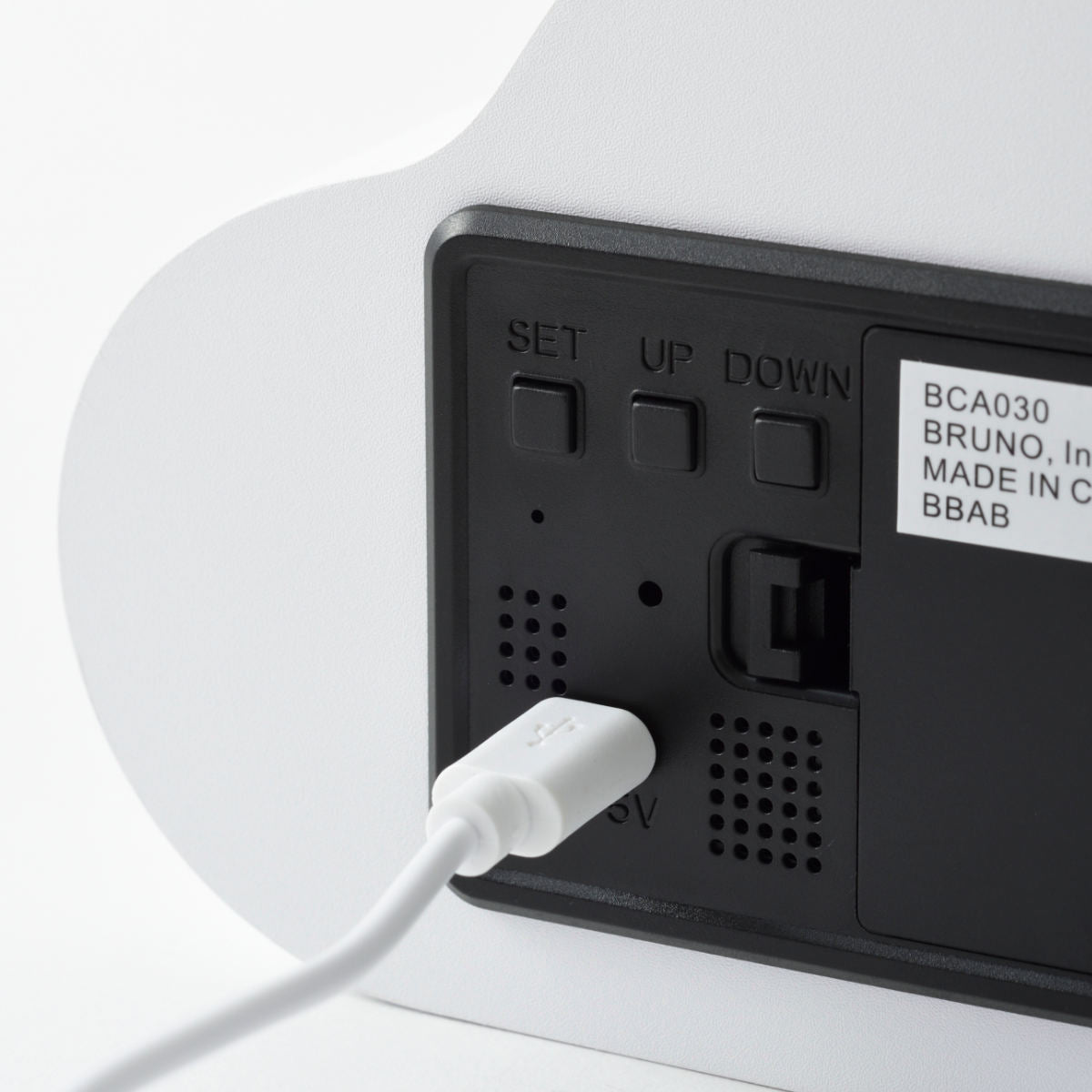 BRUNO デジタル時計 クラウドクロック 2WAY USB給電 電池 アラーム