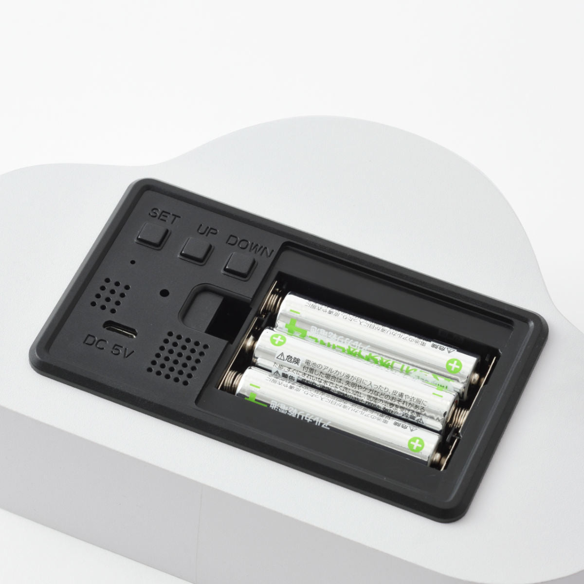 BRUNO デジタル時計 クラウドクロック 2WAY USB給電 電池 アラーム