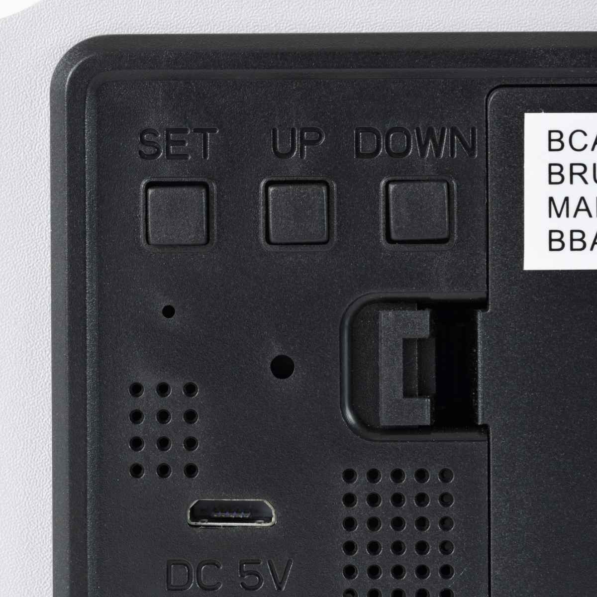 BRUNO デジタル時計 クラウドクロック 2WAY USB給電 電池 アラーム