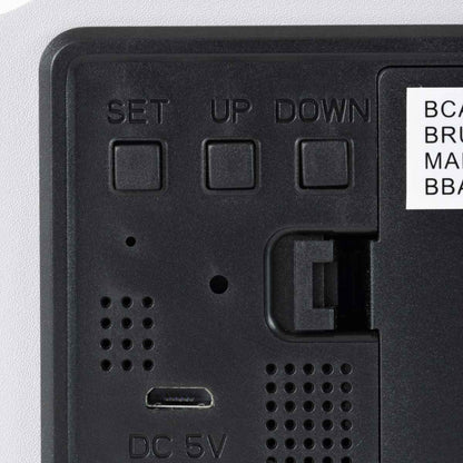 BRUNO デジタル時計 クラウドクロック 2WAY USB給電 電池 アラーム