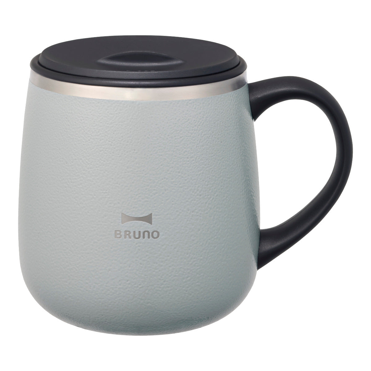BRUNO マグカップ 320ml 蓋つきステンレスマグ short