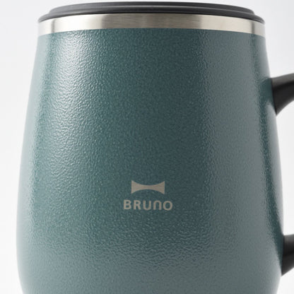 BRUNO マグカップ 460ml 蓋つきステンレスマグ tall