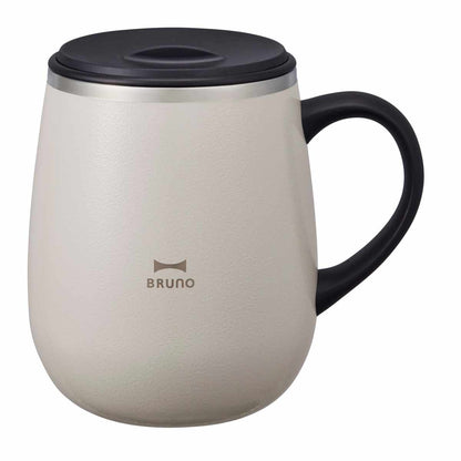 BRUNO マグカップ 460ml 蓋つきステンレスマグ tall