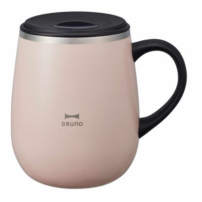 BRUNO マグカップ 460ml 蓋つきステンレスマグ tall