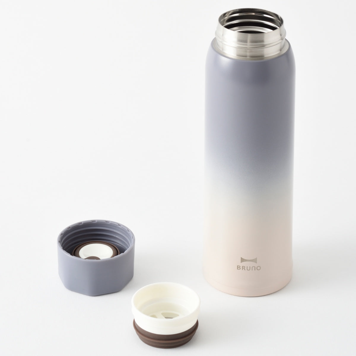 BRUNO 水筒 480ml 軽量 ステンレス スクリューボトル tall 保温 保冷
