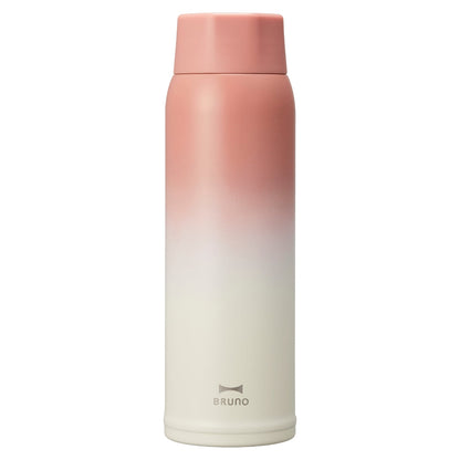 BRUNO 水筒 480ml 軽量 ステンレス スクリューボトル tall 保温 保冷