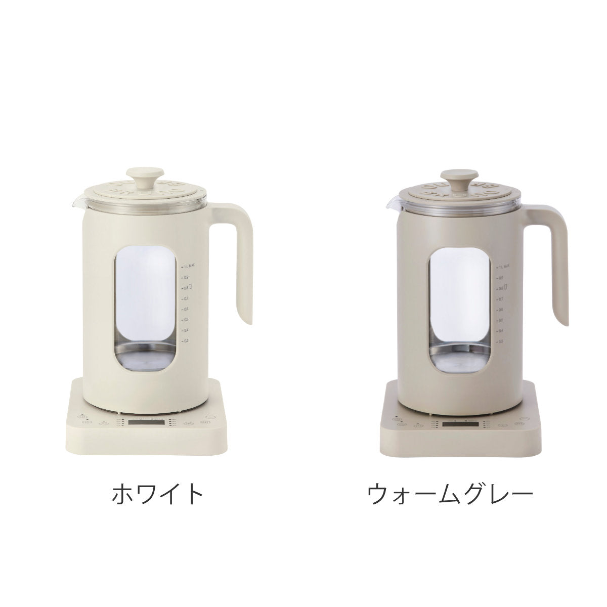 BRUNO マルチケトル 1L 温度調節機能付き crassy+