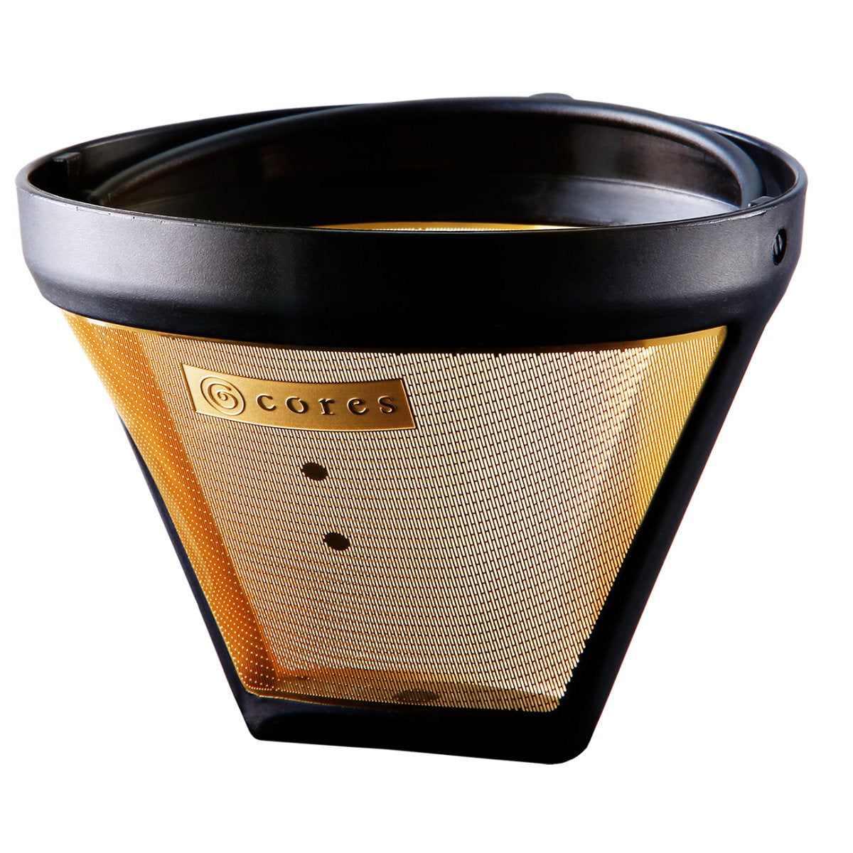 Cores コーヒーフィルター 2～4杯用 ゴールドフィルター 純金メッキ