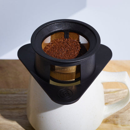 Cores コーヒーフィルター 1杯用 シングルカップ ゴールドフィルター 純金メッキ