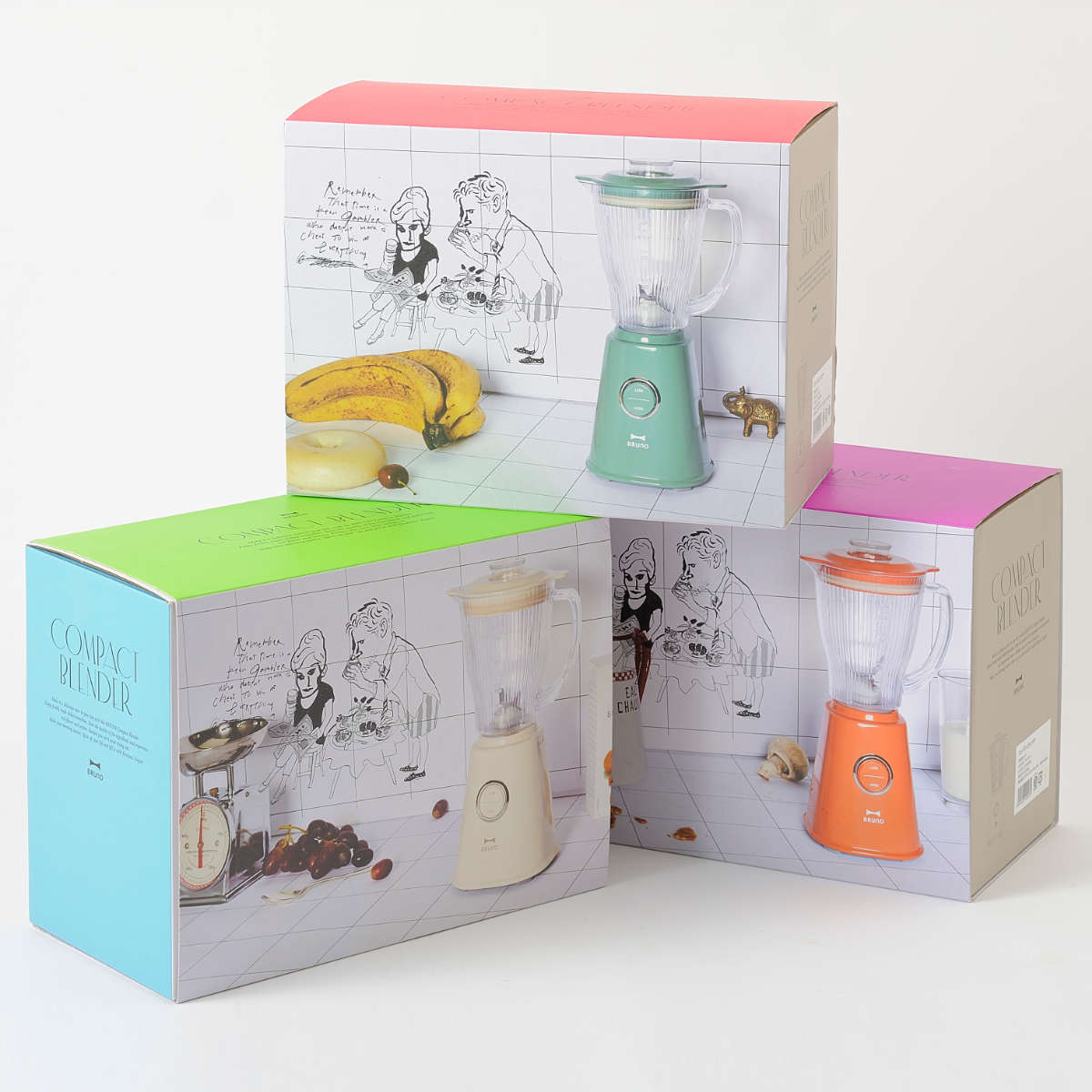 BRUNO ミキサー 400ml コンパクトブレンダー 氷も砕ける