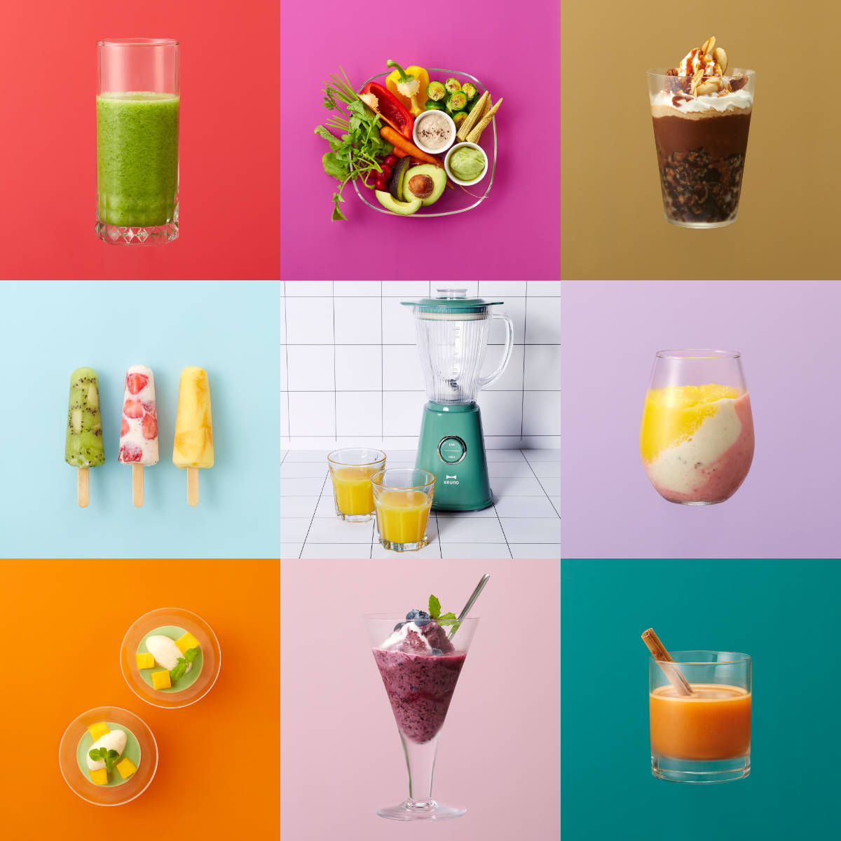 BRUNO ミキサー 400ml コンパクトブレンダー 氷も砕ける