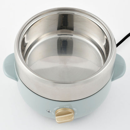 BRUNO コンパクトマルチグリルポット ステンレス蒸し器付き グリルプレート付き