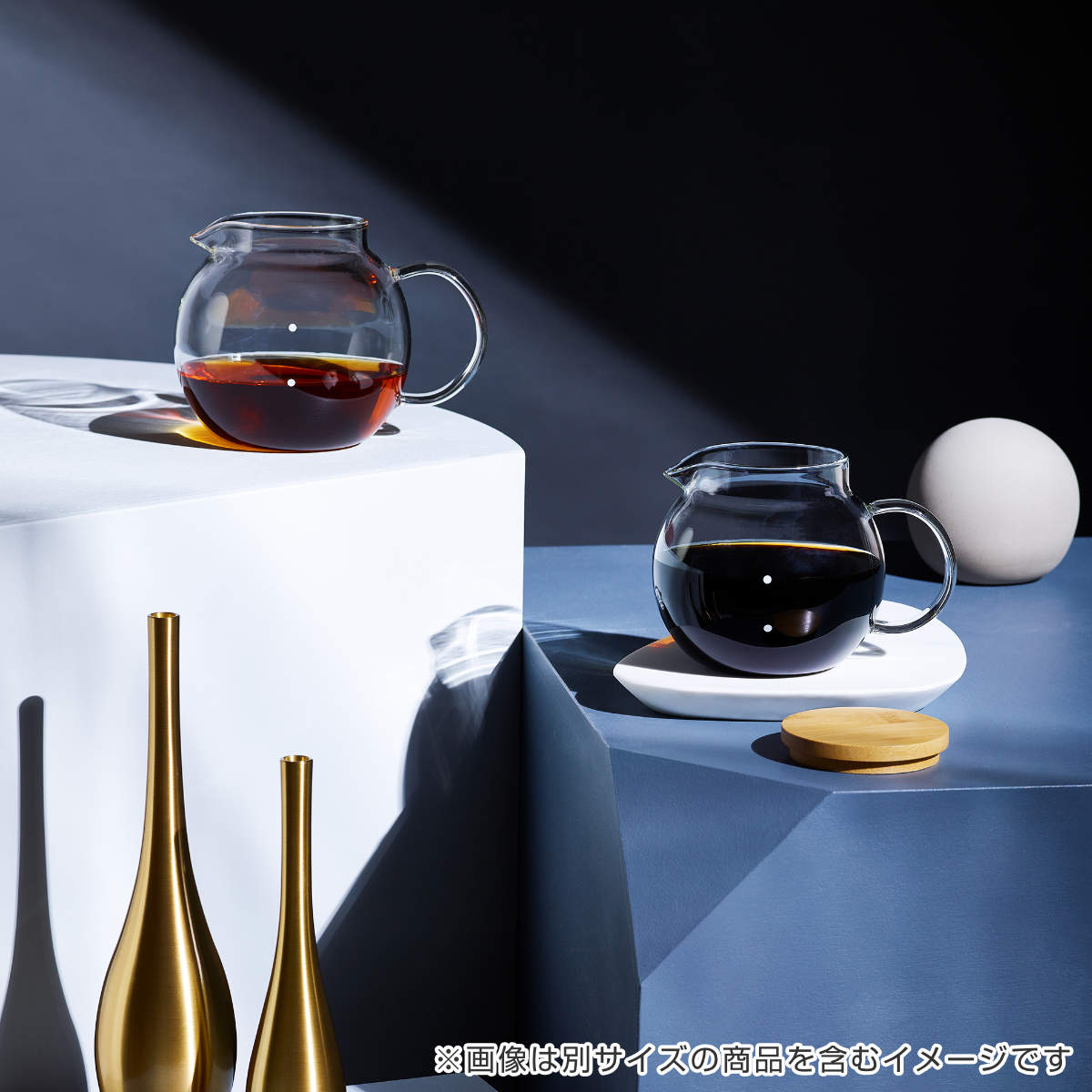 Cores コーヒーサーバー 750ml 6カップ用 クリアガラスサーバー