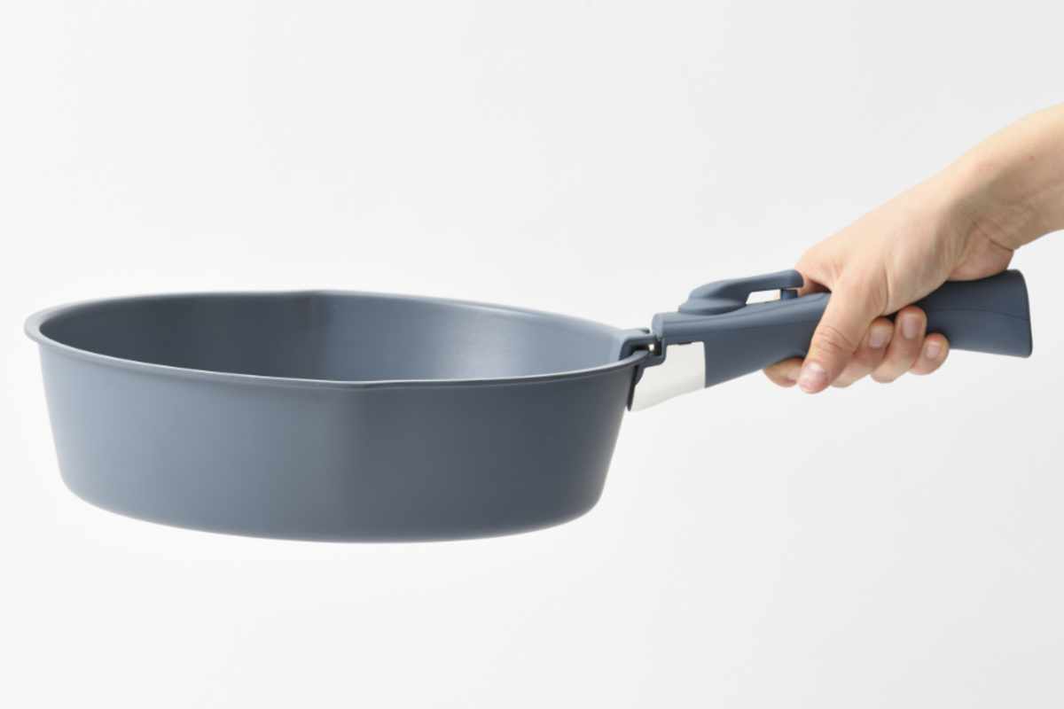 BRUNO フライパン 2点セット 26cm IH対応 着脱ハンドル式 取っ手付き セラミックコート