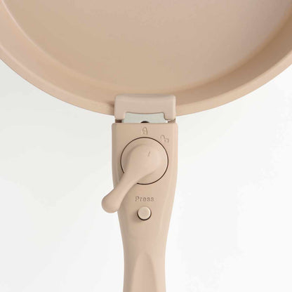 BRUNO 片手鍋 20cm IH対応 着脱ハンドル式 取っ手付き セラミックコート