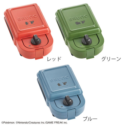 BRUNO ホットサンドメーカー シングル 両面焼き POKEMON