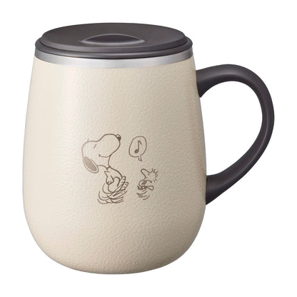BRUNO マグカップ 460ml PEANUTS 蓋つきステンレスマグ tall
