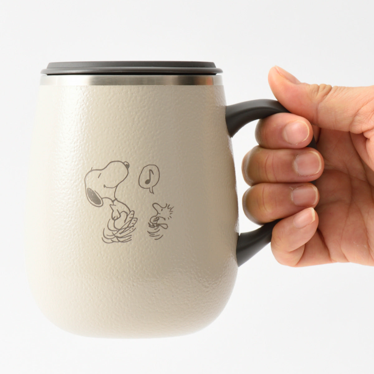 BRUNO マグカップ 460ml PEANUTS 蓋つきステンレスマグ tall