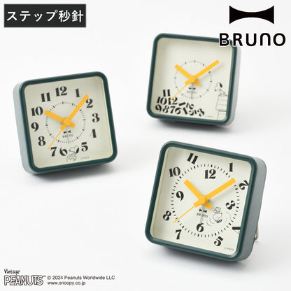BRUNO 置き時計 PEANUTS コミックアラームクロック