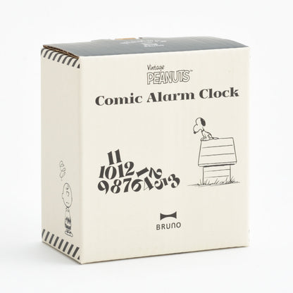 BRUNO 置き時計 PEANUTS コミックアラームクロック