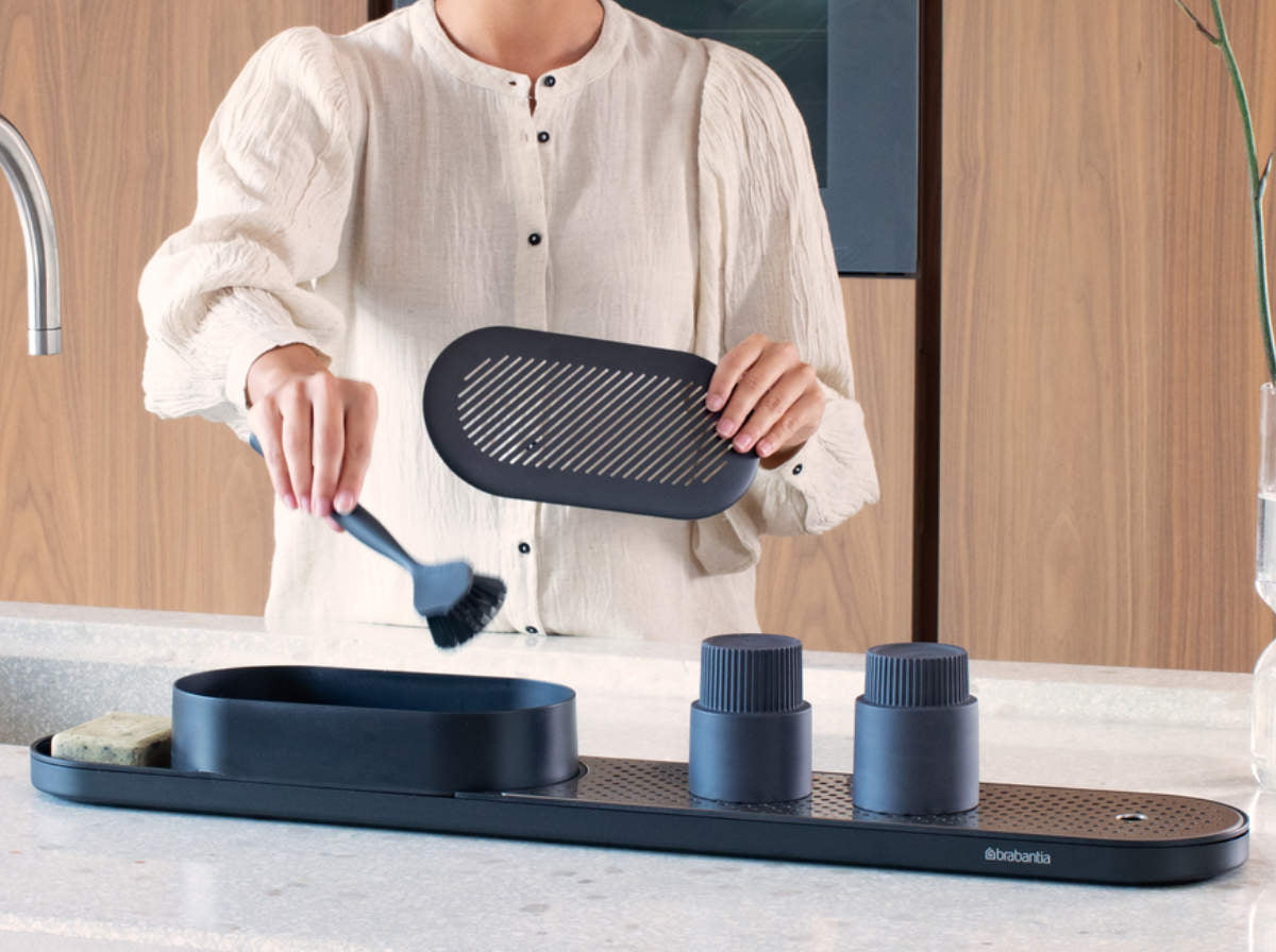 brabantia スポンジラック オーガナイザー＆トレイ M.I.