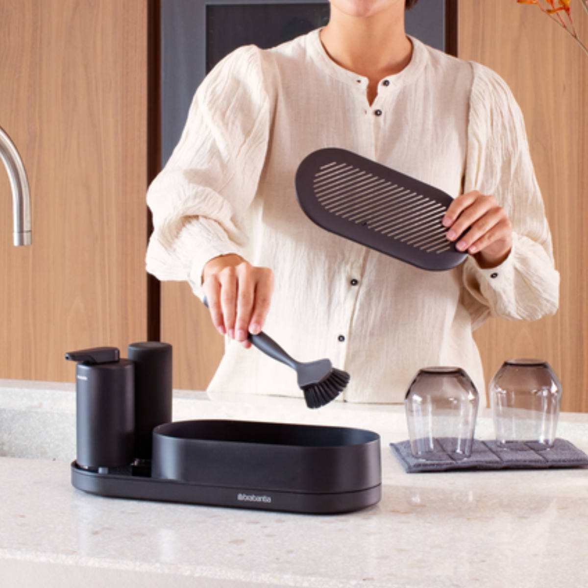 brabantia スポンジラック オーガナイザー3set M.I.