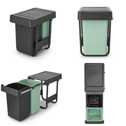brabantia ゴミ箱 2×15L ビュルトインビン