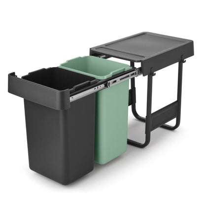 brabantia ゴミ箱 2×15L ビュルトインビン