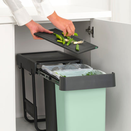 brabantia ゴミ箱 2×15L ビュルトインビン