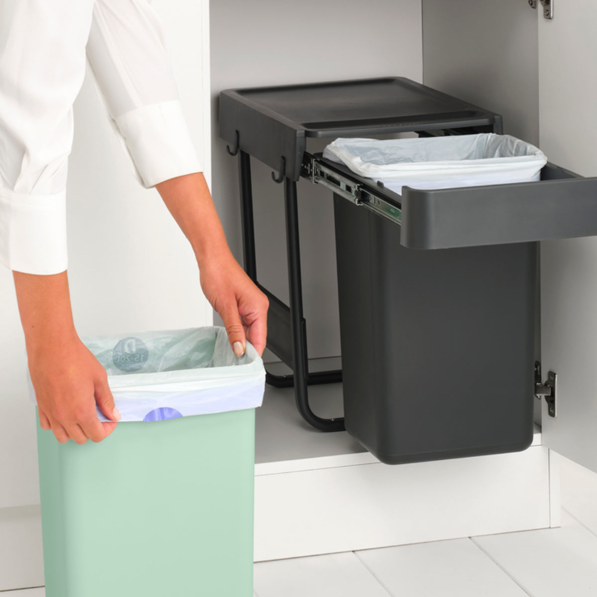 brabantia ゴミ箱 2×15L ビュルトインビン