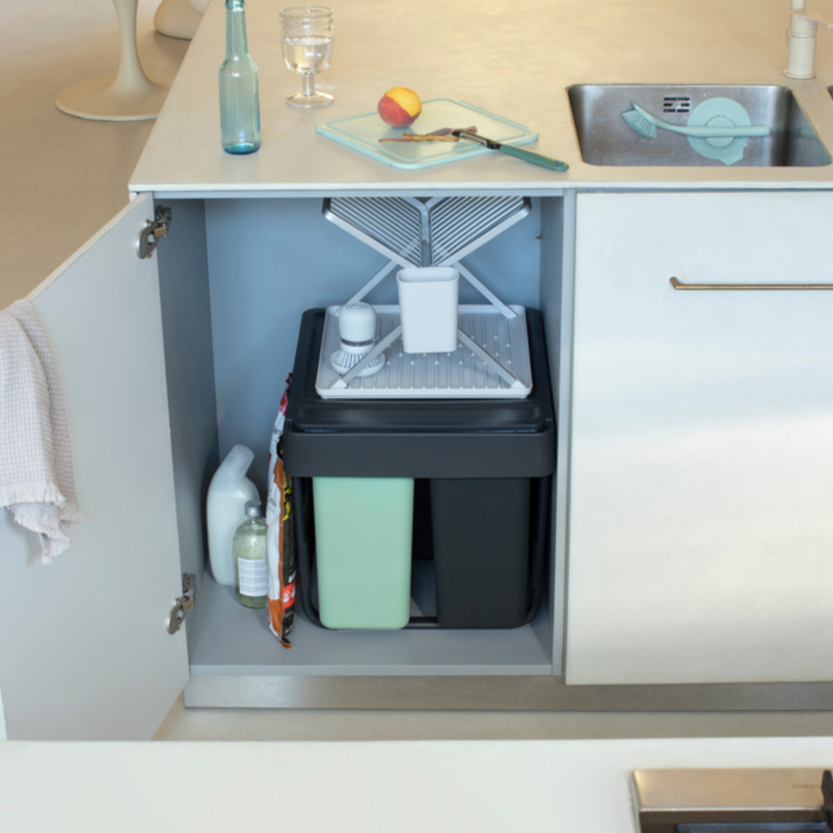 brabantia ゴミ箱 10＋10＋20L ビュルトインビン