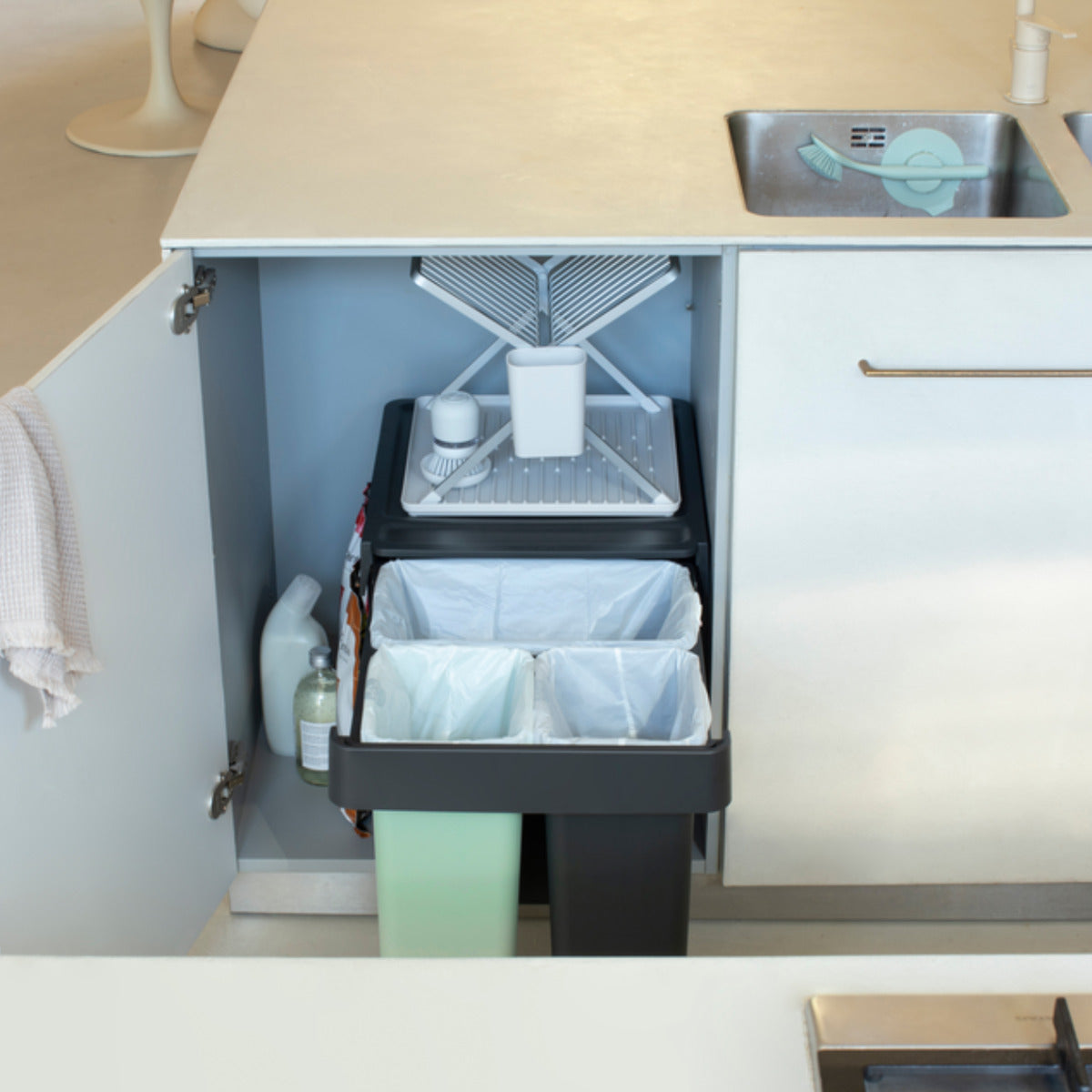 brabantia ゴミ箱 10＋10＋20L ビュルトインビン
