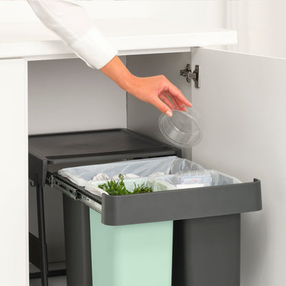 brabantia ゴミ箱 10＋10＋20L ビュルトインビン