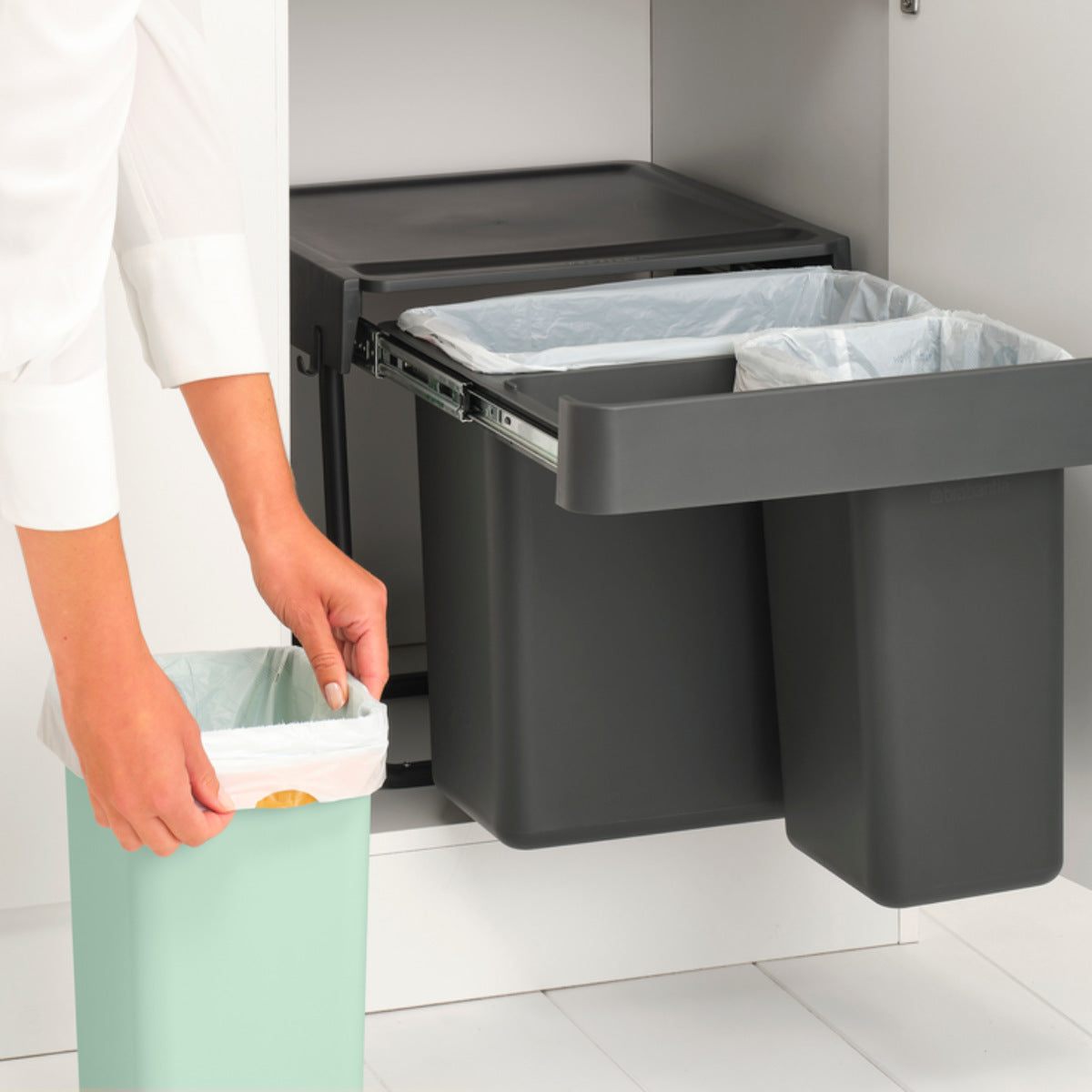 brabantia ゴミ箱 10＋10＋20L ビュルトインビン