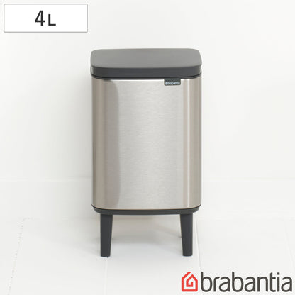 brabantia ゴミ箱 4L オープン式 Bo Waste Bin Hi FPPマット