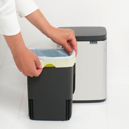 brabantia ゴミ箱 4L オープン式 Bo Waste Bin ブリリアントスチール