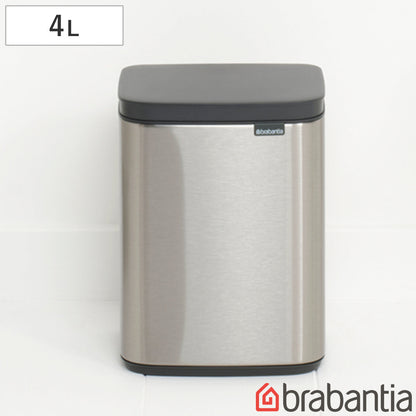 brabantia ゴミ箱 4L オープン式 Bo Waste Bin FPPマット