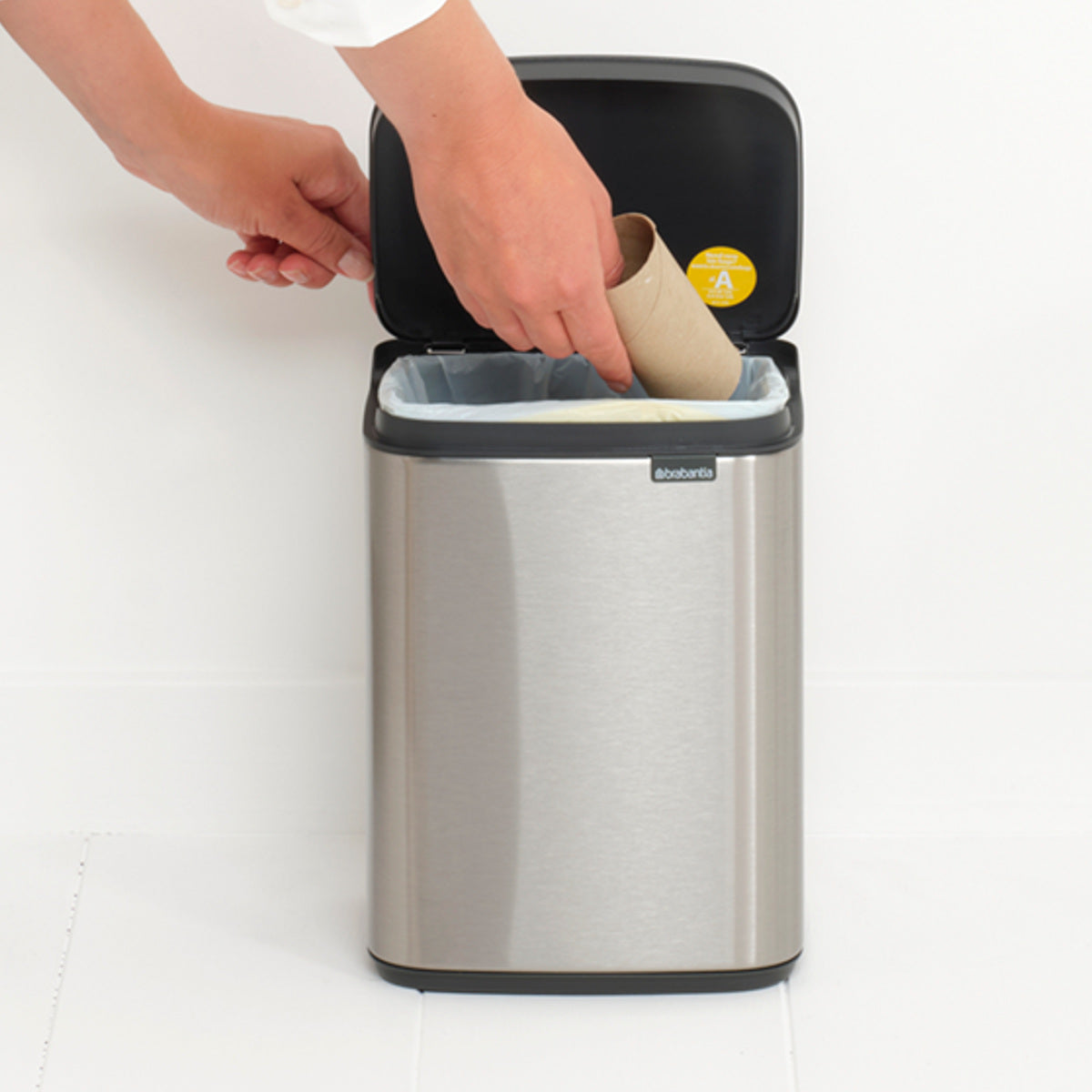 brabantia ゴミ箱 4L オープン式 Bo Waste Bin FPPマット