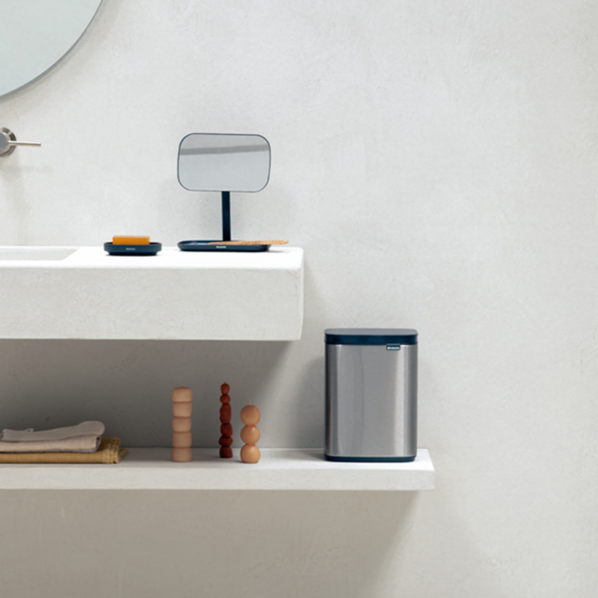 brabantia ゴミ箱 4L オープン式 Bo Waste Bin FPPマット