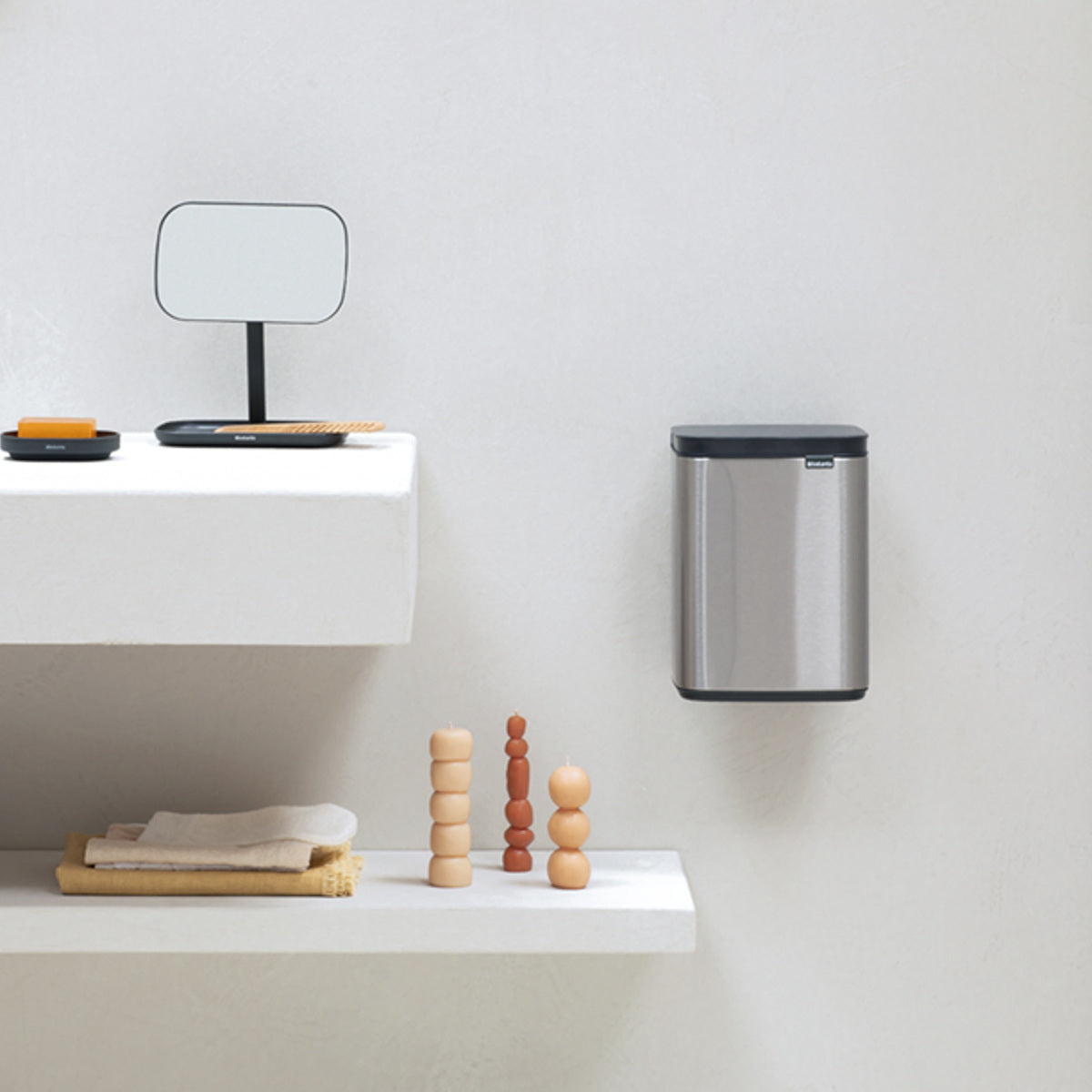 brabantia ゴミ箱 4L オープン式 Bo Waste Bin FPPマット