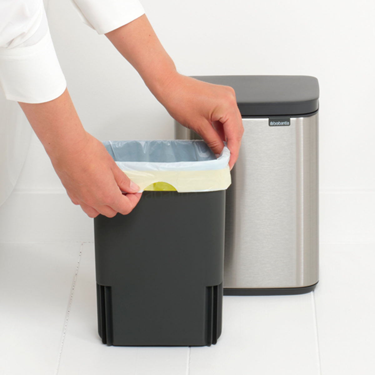 brabantia ゴミ箱 4L オープン式 Bo Waste Bin FPPマット